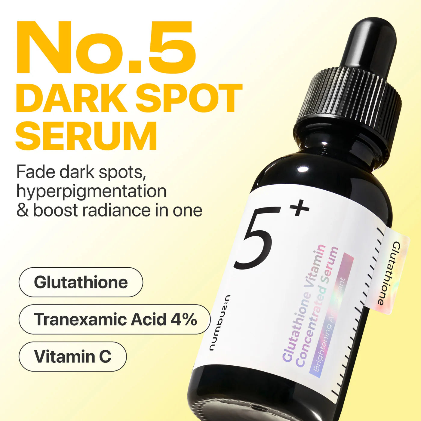 Numbuzin No.5+ Glutathione Vitamin Concentrated Serum