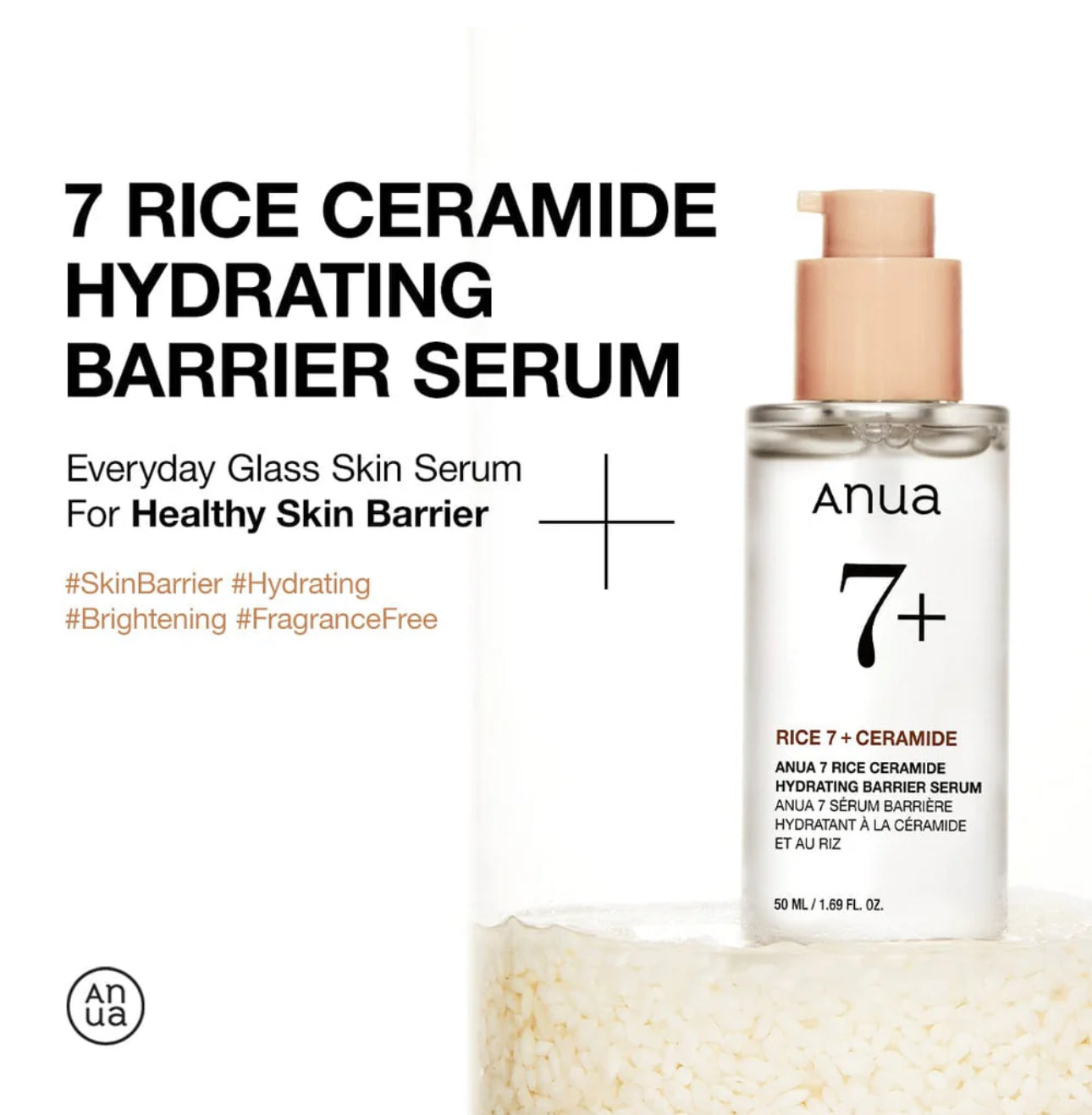 ANUA Rice Ceramide 7 Hydrating Barrier Serum