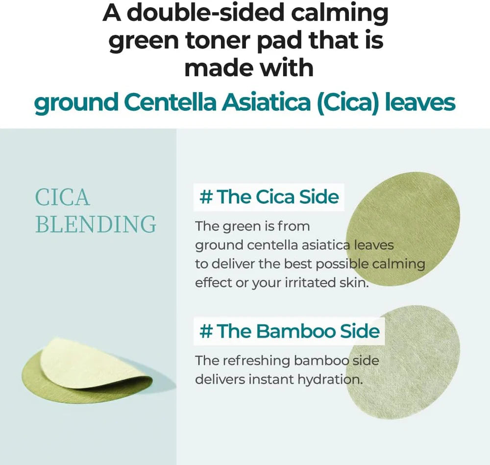 Numbuzin No.1 Centella Re-Leaf Green Toner Pads