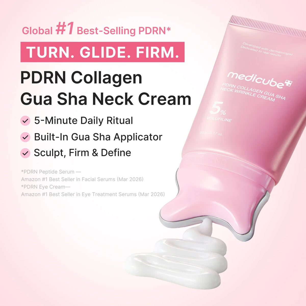 MEDICUBE – PDRN COLLAGEN GUA SHA NECK WRINKLE CREAM | 90 G