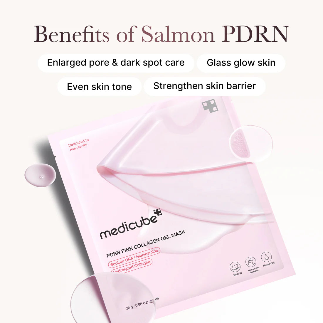 Medicube Salmon PDRN Pink Collagen Jelly Gel Mask 4pz