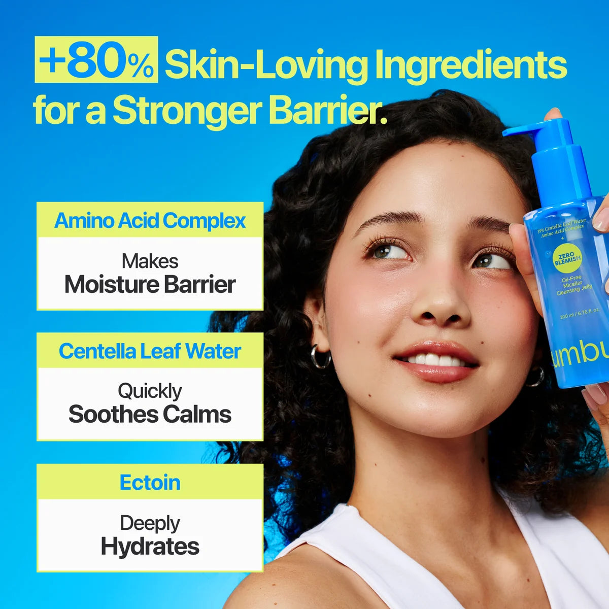 Numbuzin Zero Blemish Oil-Free Micellar Cleansing Jelly – 200 ml