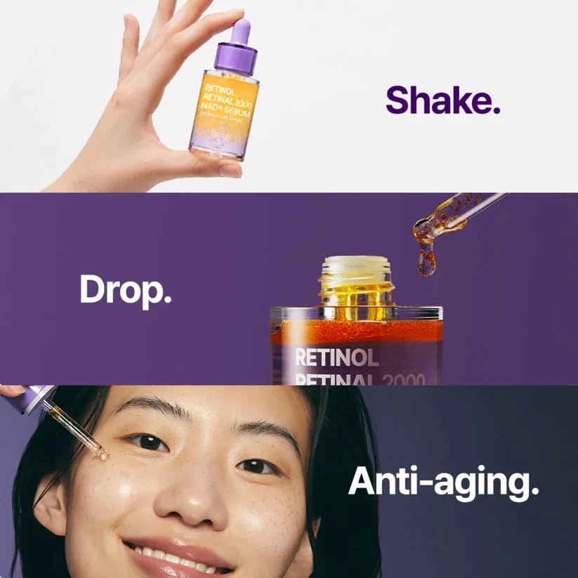 PURITO Retinol Retinal 2000 NAD+ Serum | 30 ml