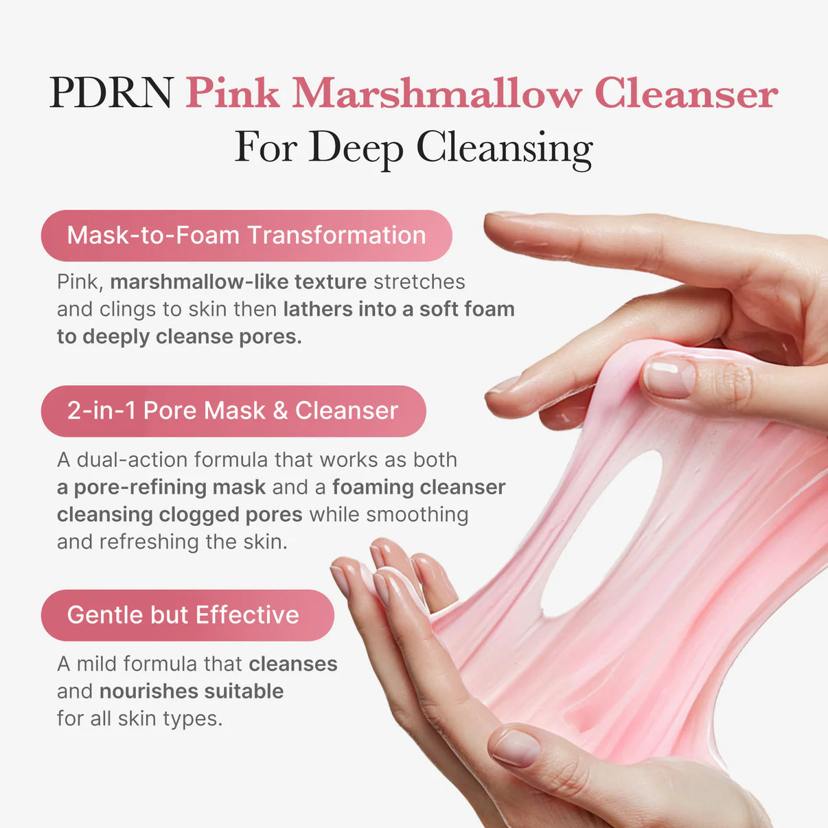 Medicube PDRN Pink Whip Cleanser
