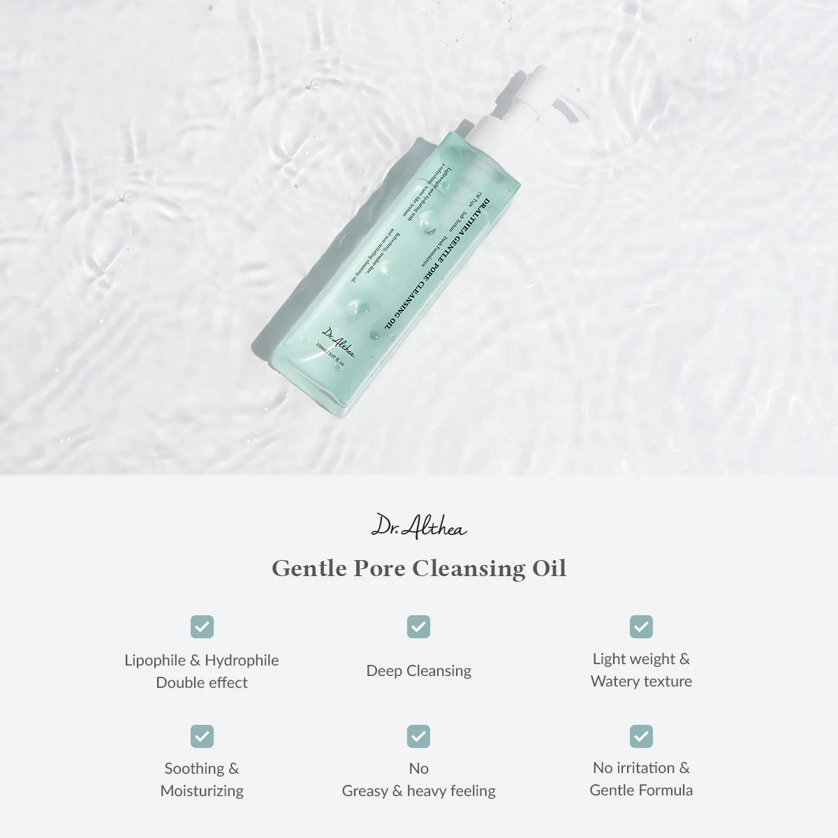 Dr.althea Gentle Pore Vegan Cleansing Oil