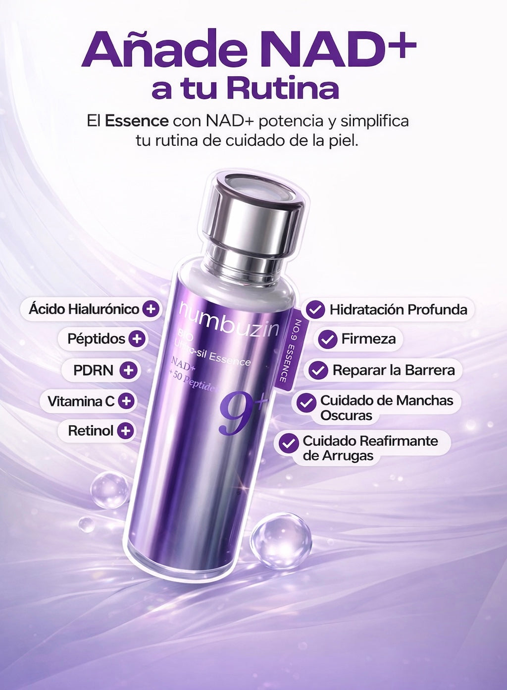 Numbuzin No.9 NAD+ BIO Lifting-sil Essence