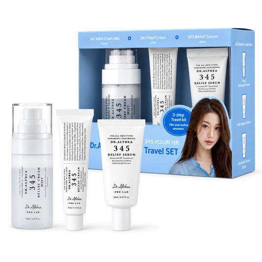 Dr. Althea 345 Relief Travel Kit 3 pasos