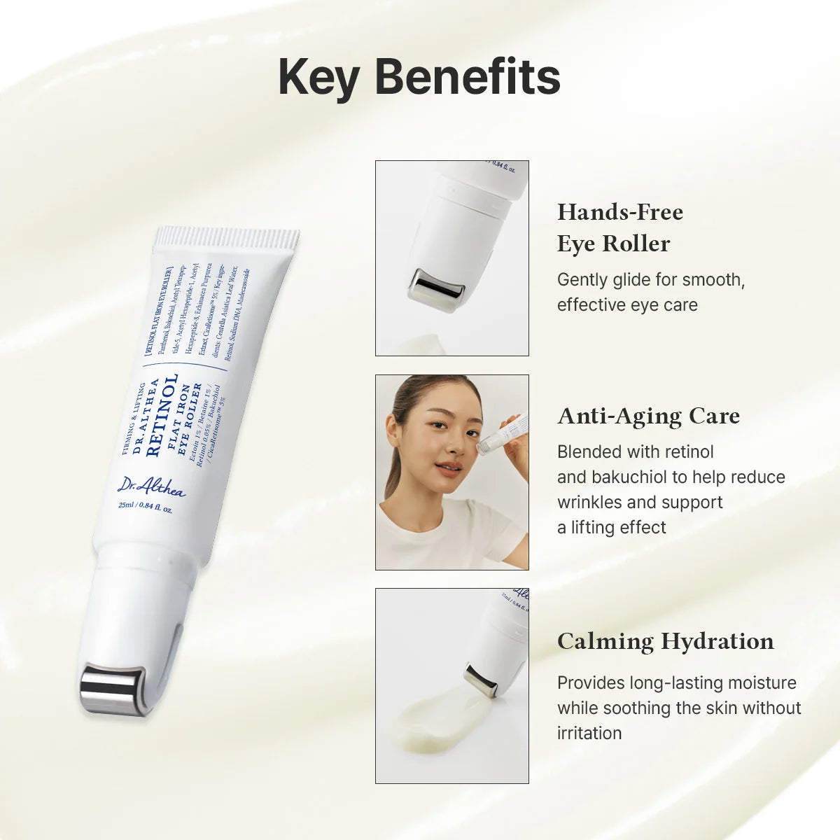 Dr. Althea – Retinol Flat Iron Eye Roller 25 ml