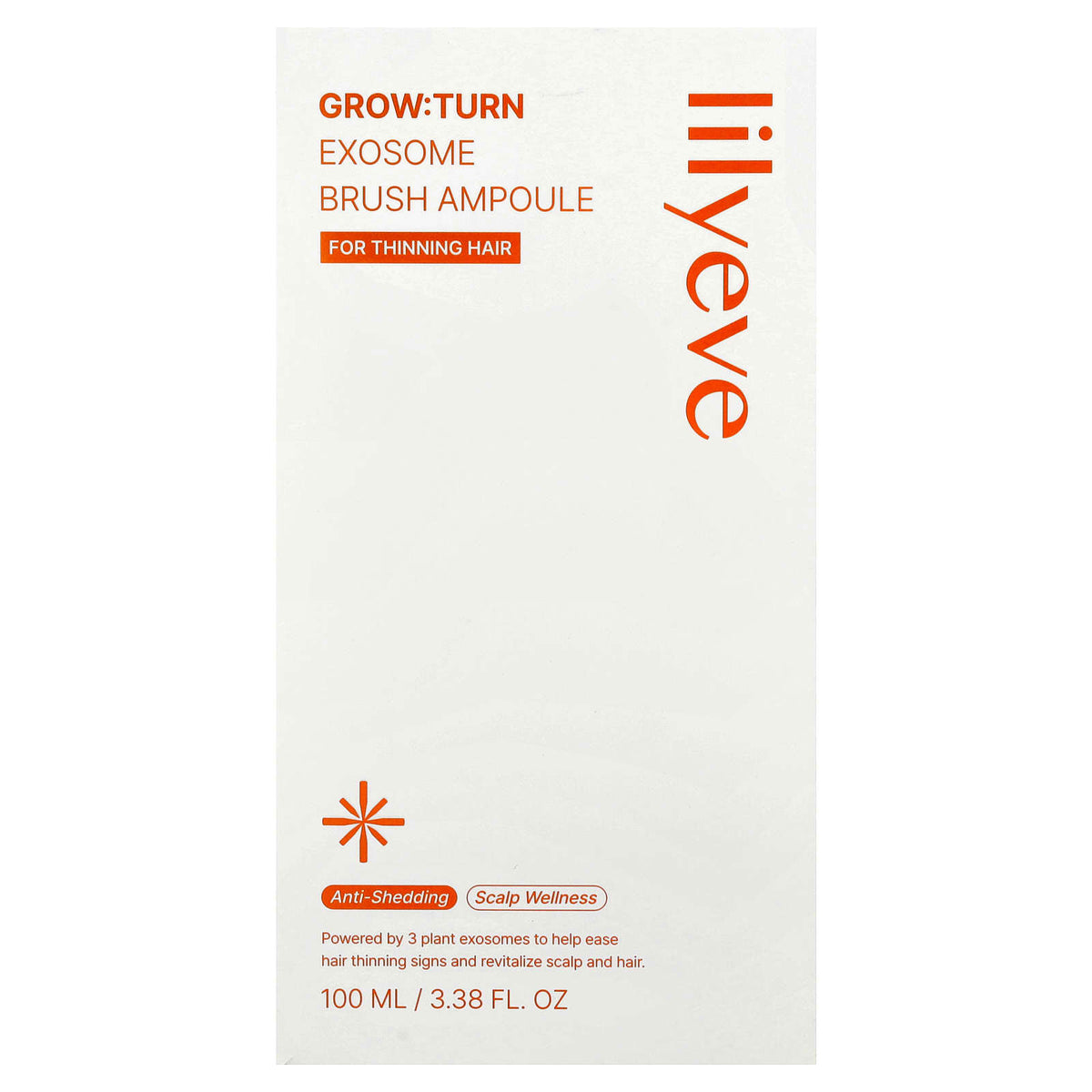 Lilyeve Grow-Turn Exosome Brush Ampoule – Tratamiento Capilar con Exosomas Vegetales 100 ml